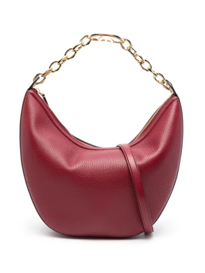 Valentino Garavani Medium Vlogo Moon Shoulder Bag In Rot
