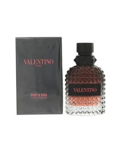 Valentino Men's 1.7oz Born In Roma Coral Fantasy Edt Spray In Transparent
