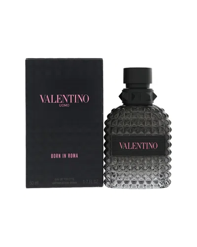 Valentino Men's 1.7oz Born In Roma Edt Spray In Black