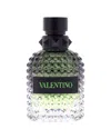 Valentino Men's 1.7oz Uomo Born In Roma Green Stravaganza Edt