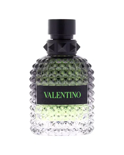 Valentino Men's 1.7oz Uomo Born In Roma Green Stravaganza Edt In Transparent
