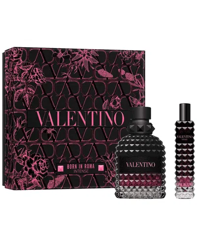 Valentino Men's 1.7oz Uomo Born In Roma Intense 2pc Set