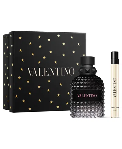 Valentino Men's 2-pc. Uomo Born In Roma Fragrance Holiday Gift Set In Transparent