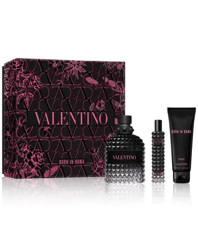Valentino Men's 3-pc. Uomo Born In Roma Eau De Toilette Gift Set In No Color