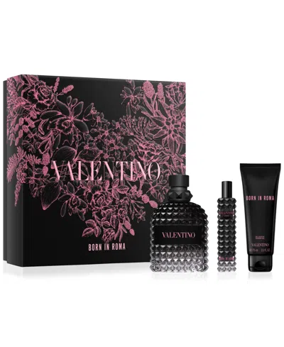 Valentino Men's 3-pc. Uomo Born In Roma Eau De Toilette Gift Set In No Color