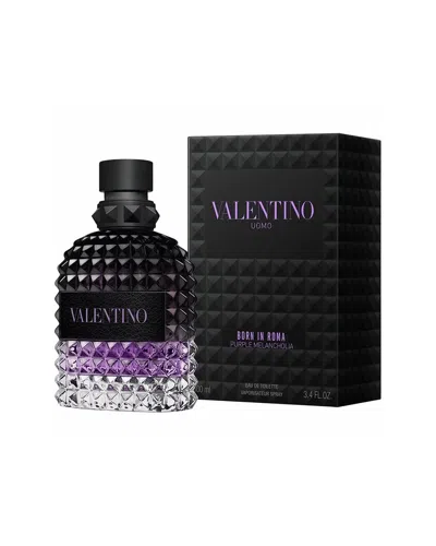 Valentino Men's 3.4oz Born In Roma Uomo Purple Edt In Multi