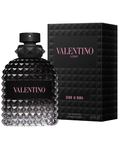 Valentino Men's 3.4oz Uomo Born In Roma Edt Spray In White