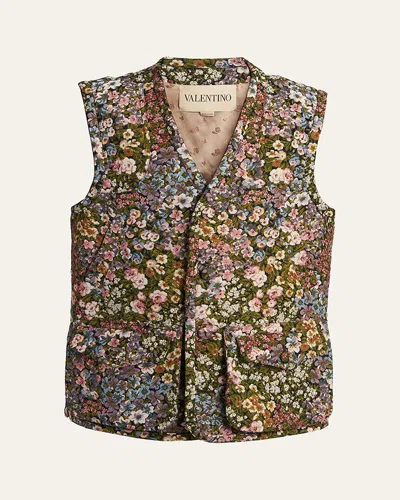 Valentino Men's Apres Lhiver Jacquard Gobelin Waistcoat