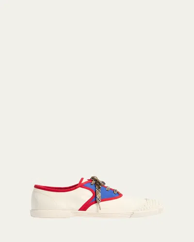 Valentino Garavani Men's Classic Canvas Sneaker In Multicolour