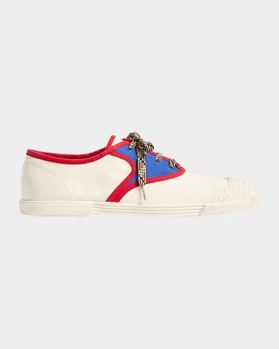 Valentino Garavani Men's Classic Canvas Sneaker In Multicolour
