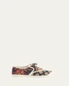 Valentino Bay By Bay Sneakers In Dk Blue/red/yel