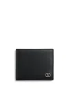 Valentino Men's Billfold Wallet Only Card In Nero