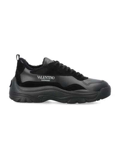 Valentino Garavani Men's Black Low-top Gumboy Sneaker From