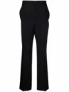 VALENTINO MEN'S BLACK TAILORED TROUSERS FOR SS22