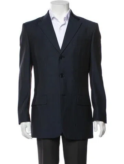 Pre-owned Valentino Men's Blazer In Blue