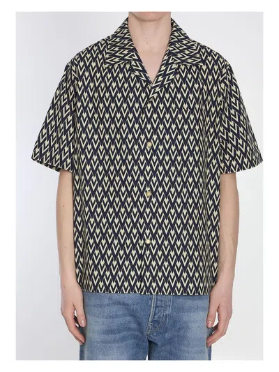 VALENTINO MEN'S CAMICIA BOWLING SHIRT