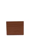 Valentino Men's Card Holder In Selleria,antique Brass