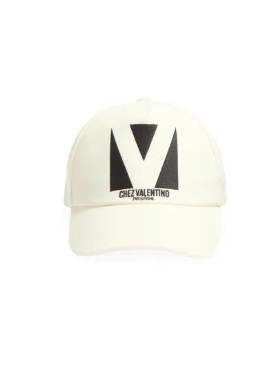 Valentino Garavani Chez Valentino Baseball Cap In Neutral
