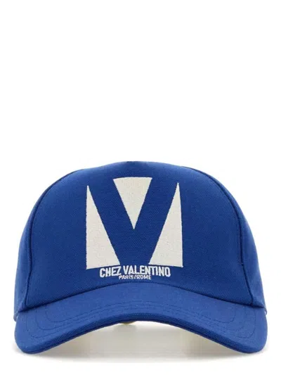 VALENTINO GARAVANI MEN'S CHEZ VALENTINO COTTON CAP