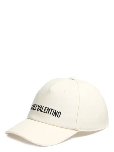VALENTINO GARAVANI MEN'S CHEZ VALENTINO COTTON CAP