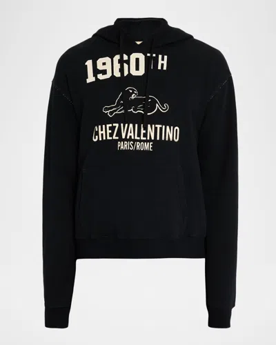 VALENTINO MEN'S CHEZ VALENTINO LOGO GRAPHIC HOODIE