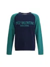 Valentino Garavani  Garavani 'chez ' Jersey In Blue