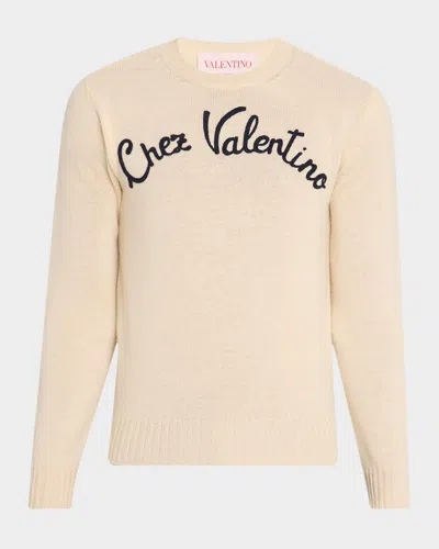 VALENTINO MEN'S CHEZ WOOL SWEATER