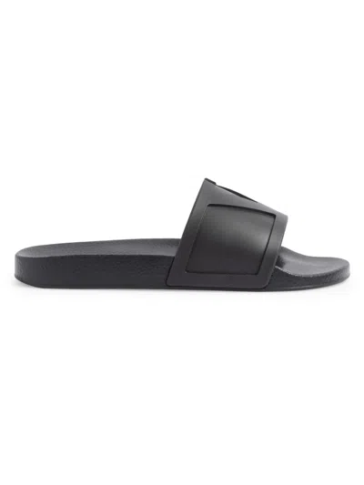 VALENTINO GARAVANI MEN'S COOLSIDE RUBBER SLIDE SANDALS