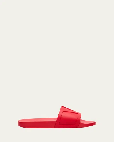 VALENTINO GARAVANI MEN'S COOLSLIDE PLASTIC POOL SLIDES