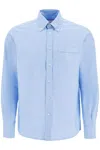 Valentino Camicia Maniche Lunghe Vlogo Signature Shirts Light Blue In Light Blue