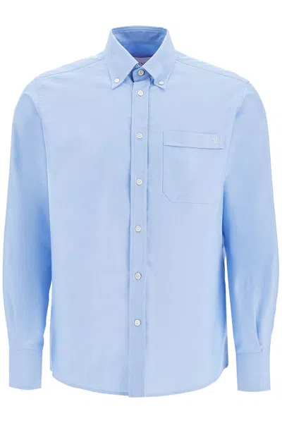 VALENTINO MEN'S COTTON BUTTON-DOWN SHIRT