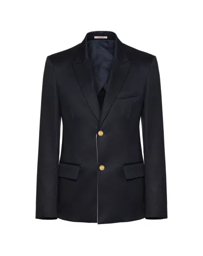 VALENTINO MEN'S COTTON BUTTONED BLAZER