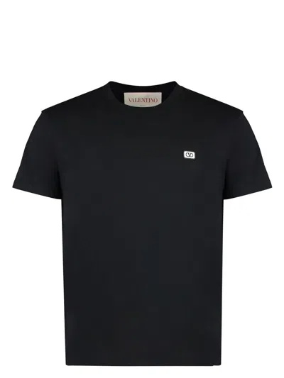 VALENTINO MEN'S COTTON CREW-NECK T-SHIRT