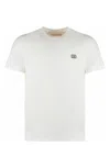 Valentino Vlogo Patch T-shirt With In White