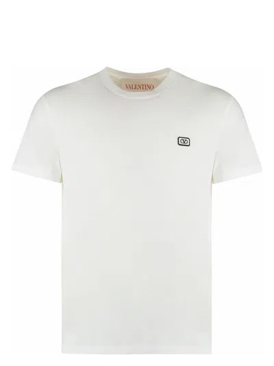 VALENTINO MEN'S COTTON CREW-NECK T-SHIRT