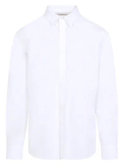 VALENTINO MEN'S COTTON POPLIN SHIRT