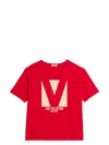 Valentino Crewneck Graphic Print T-shirt Logo