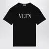 Valentino Vltn Print T-shirt In Black