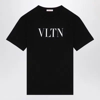 VALENTINO MEN'S COTTON T-SHIRT WITH VLTN LOGO