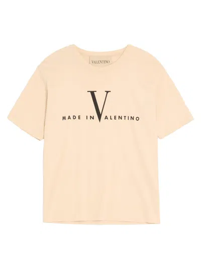 VALENTINO MEN'S COTTON T-SHIRT WITH PRINT