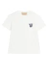 Valentino Men White Embroidered Logo T-shirt In White