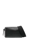 Valentino Rockstud Zip Up Messenger Bag