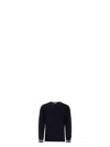 Valentino Men's Dark Cotton Sweater In Blue