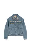 Valentino Denim Jackets Embroideries