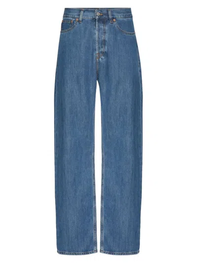 Valentino Straight Jeans In Denim