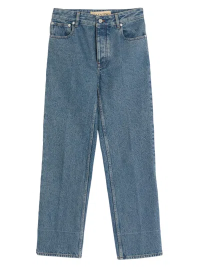 Valentino Men's Denim Jeans In Blue
