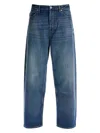 Valentino Wide-legged Cropped Jeans With A Relaxed