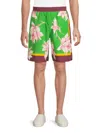 Valentino Garavani Man Shorts & Bermuda Shorts Burgundy Size 38 Cotton