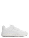 Valentino Leather Freedots Sneakers Studded Detailing In White