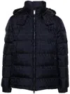 Valentino Garavani Man Puffer Navy Size 42 Polyamide In Navy